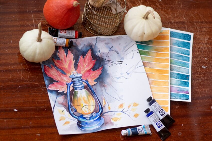 Photo Autumn color palette