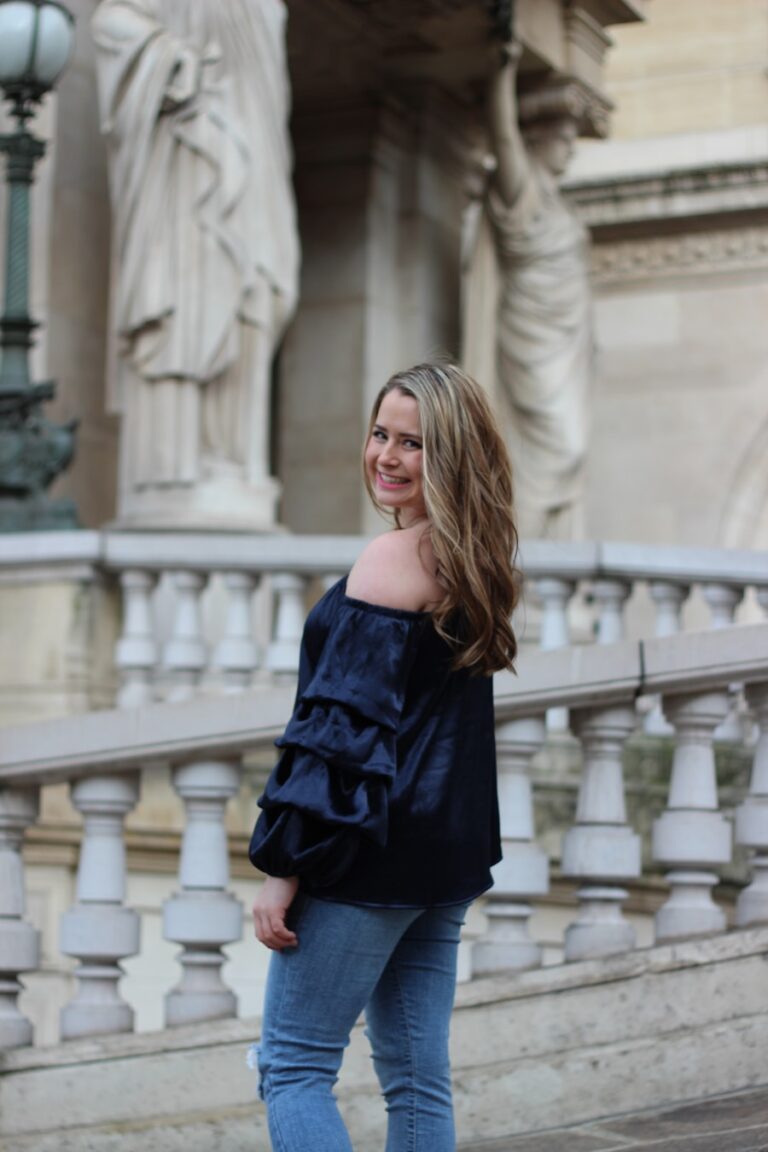 Photo peplum top